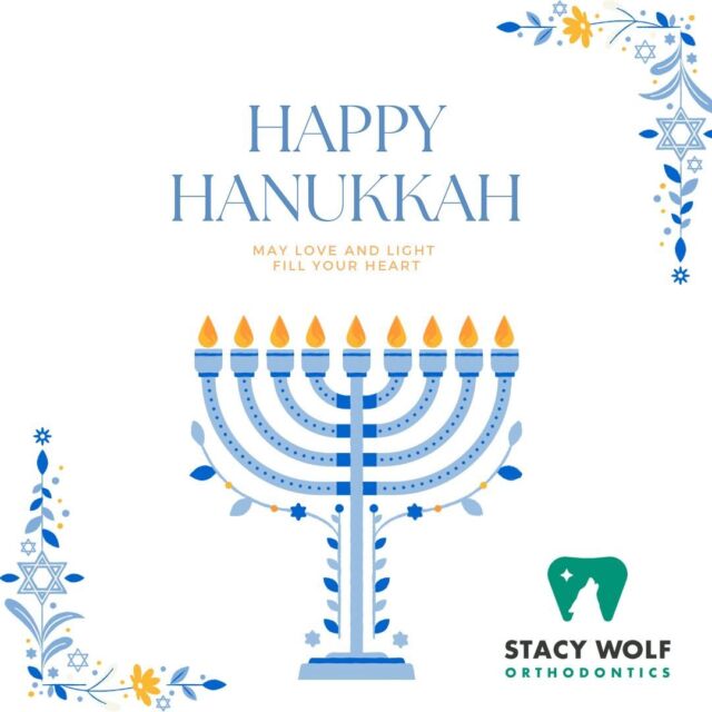 Happy Hanukkah from Stacy Wolf Orthodontics