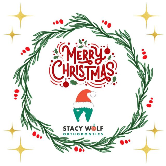 Wishing everyone a very Merry Christmas from the Stacy Wolf Orthodontics family🎄